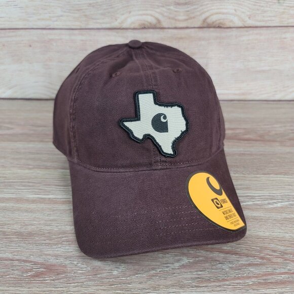 NEW Carhartt Force Canvas Texas Patch Hat Cap One Size Adjustable Quick Dry Work - Picture 1 of 8
